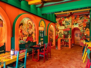 VẼ TRANH TRANG TRÍ 3D NHÀ HÀNG  MEXICO QUẬN 1 TẠI HCM